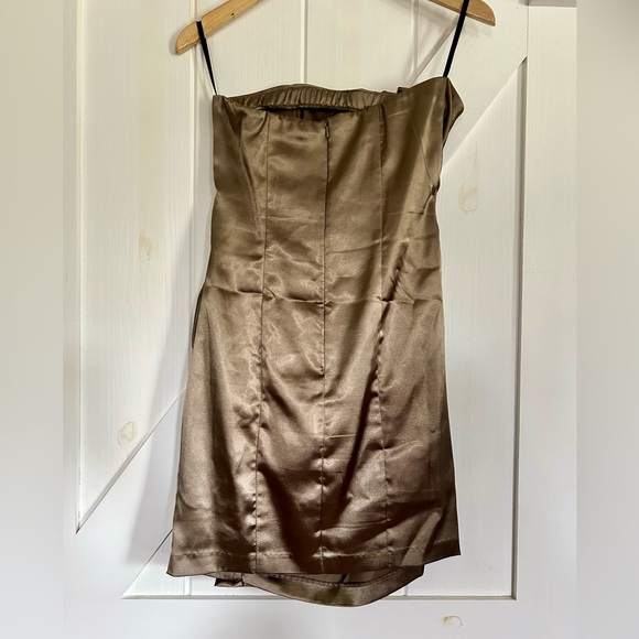 Jessica McClintock for Gunne Sax Gold Dress - Picture 2 of 3